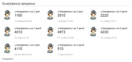 Аукцион на Невидимку Аукцион на Невидимку